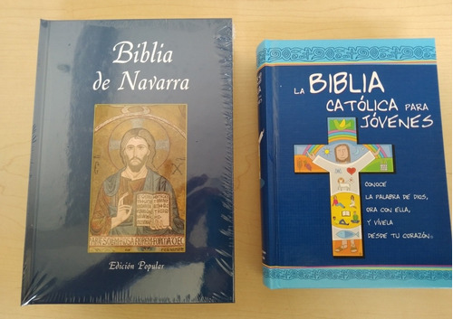 Biblia De Navarra Y Biblia Católica Para Jóvenes Cartone