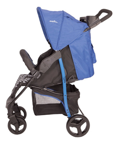 Imagen 2 de 2 de Carriola de paseo Evenflo Explorer azul con chasis color negro