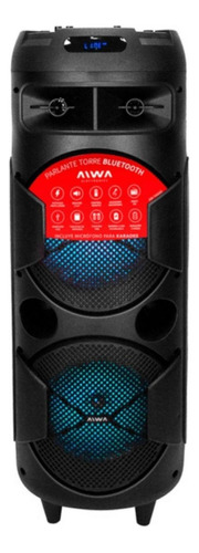 Parlante Aiwa Audio Party Aw-t600d Micrófono Bluetooth