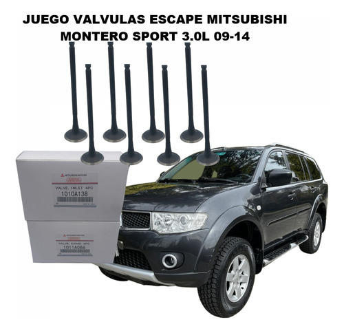 Juego Valvulas Escape Mitsubishi Montero Sport 3.0l 09-14