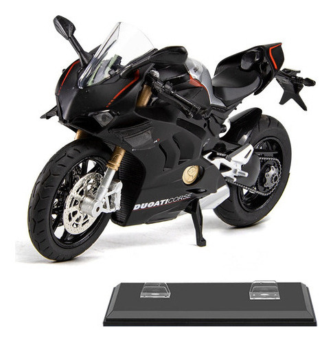 Ducati Panigale V4s Miniatura Metal Moto Con Luces Y Sonido