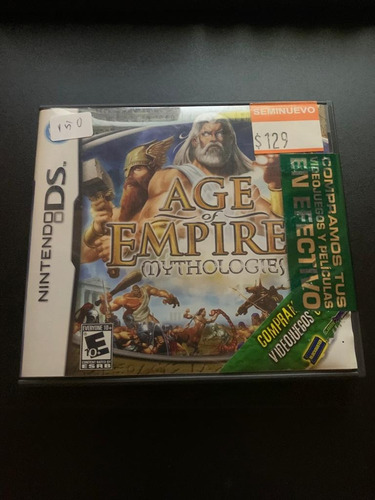Age Of Empire: Mythologies Nintendo Ds Caja Sola (Usado)