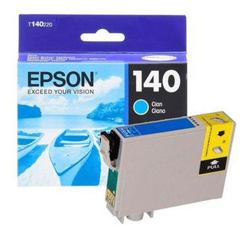 Ca. Tinta Epson Cian 140 T140 Stylus T42wd Tx560wd Tx620fwd