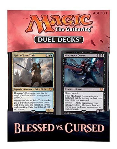 Mtg Magic The Gathering - Duel Decks: Blessed Vs Cursed -