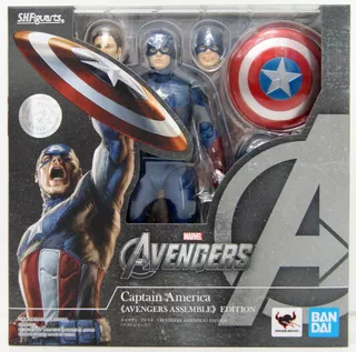 Figura Capitán América Avengers Assemble S.h Figuarts Bandai