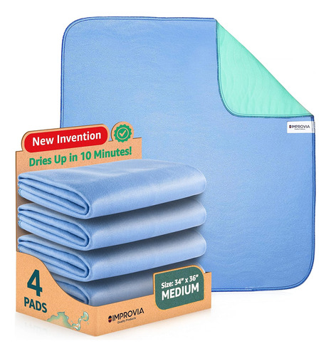 Almohadillas Lavables Improvia®, 34 X 36 (paquete De 4) - He