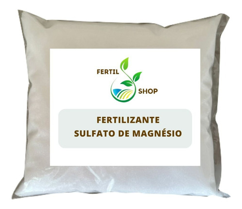 Fertilizante Sulfato De Magnésio 5kg Adubo Heptahidratado 