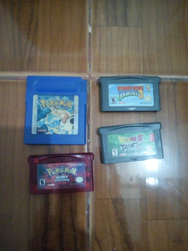Juegos Cartuchos Game Boy Pokemon Rubi Y Azul Originales