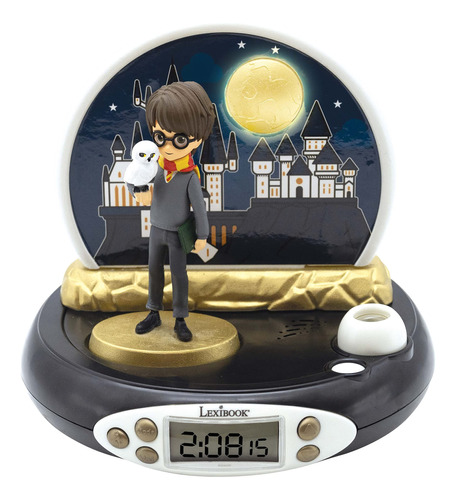 Lexibook Warner Harry Potter, Reloj Despertador Con Proyect.