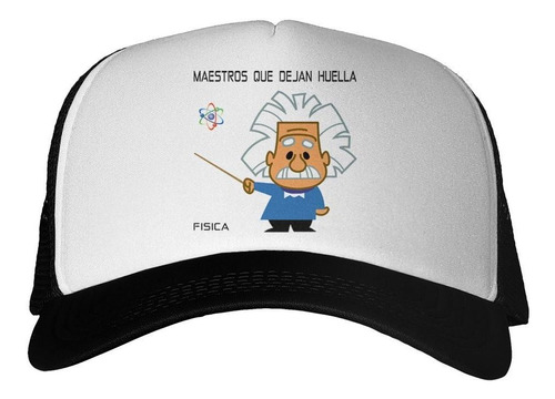 Gorra Frase Maestro De Fisica Huella Ainstein