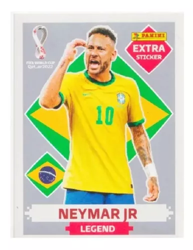 Neymar Legend Silver - Copa do Mundo Qatar 2022 Panini