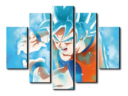 Cuadro Decorativo Goku Blue