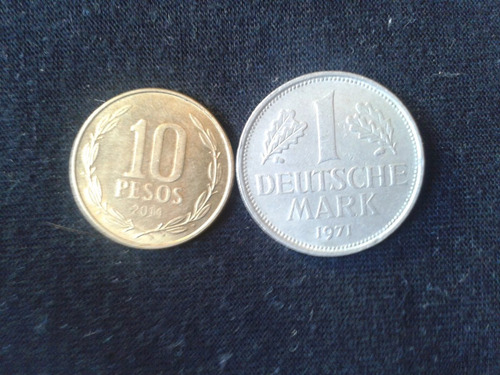 Alemania Federal 1 Mark Níquel 1971 Ceca F