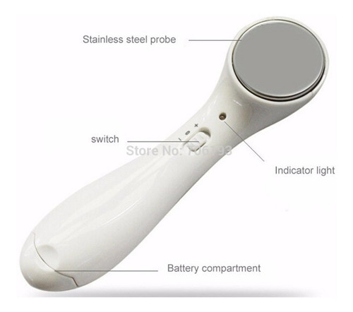 Imagen 3 de 9 de Masajeador Facial Ionico Ultrasonico Antiage Antiarrugas