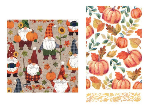 Imagen 1 de 4 de Servilletas Decoupage Set Halloween