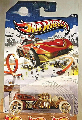 Hot Wheels Walmart 5/8 Holiday Hot Rods Street Creeper 2013