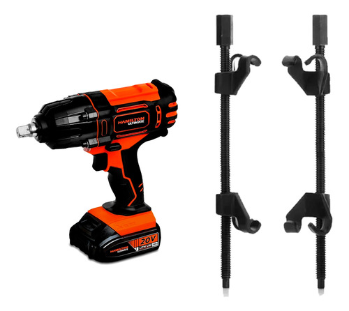 Set Llave De Impacto Hamilton +compresor De Resortes. Prensa