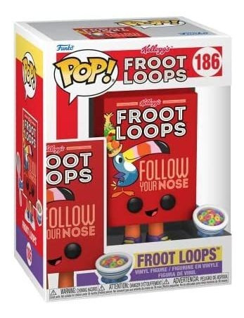 Funko Pop Kelloggs Froot Loops Cereal Box