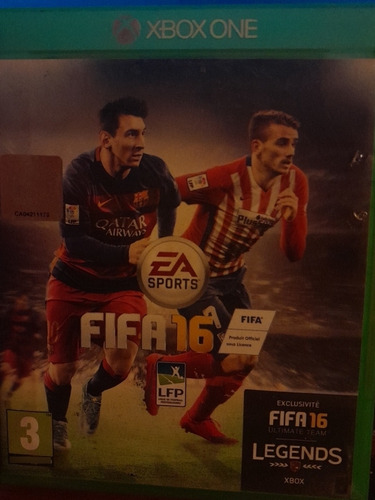 Fifa 16 Xbox One Sin Uso Fisico