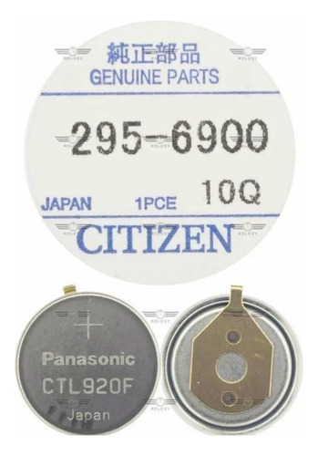 Ctl920f 2,3v Capacitor 295-6900 Citizen Eco Drive U101 U100