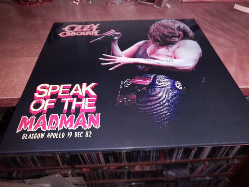 Ozzy Osbourne Speak Of The Madman Lp Glasgow 82