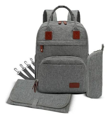 Mochila Maternal Carestino Boston Color Gris