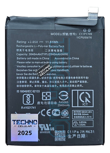 Bata Para Asus Zenfone Live L1 Za550kl X00rd C11p1709