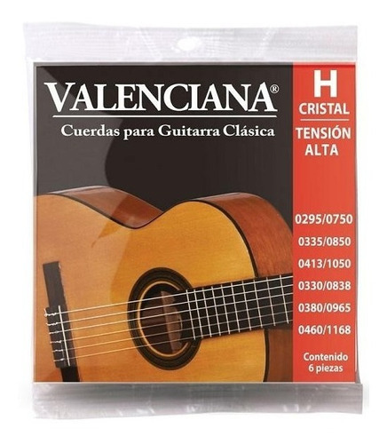 Encordadura Para Guitarra Clasica Vags-440atc La Valenciana