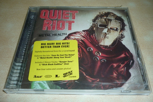 Quiet Riot Metal Health Cd Usa 10 Puntos Bonus Track Jcd055