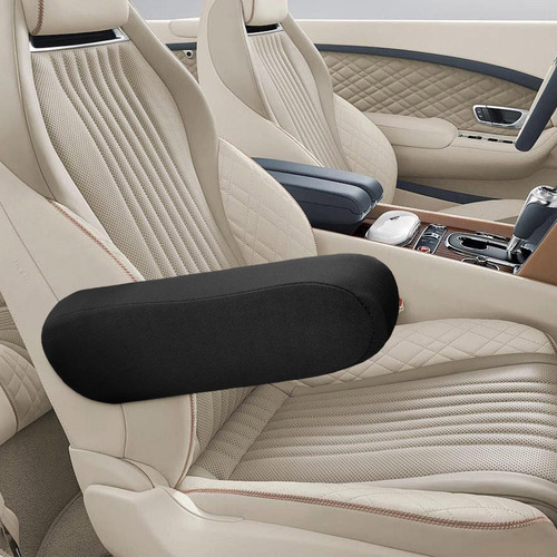 Funda De Reposabrazos Universal M De Tela Negra Para Coches