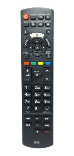 Control Remoto Panasonic Smart Tv Genérico Compatible K55