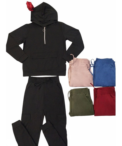 Conjunto Deportivo Con Capucha Ol-221 S/m Y L/xl Oferta