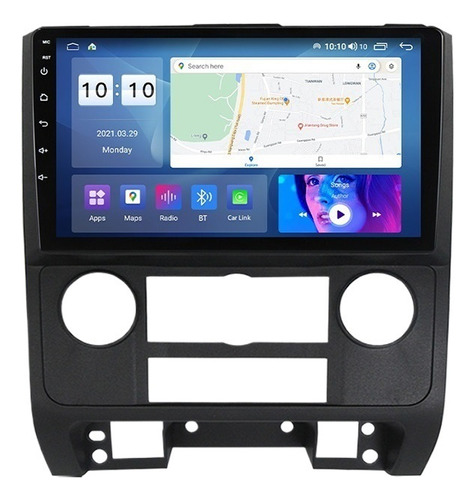 Gps Wifi Estéreo 1+16g Para Ford Escape 2007-2012 Cámara