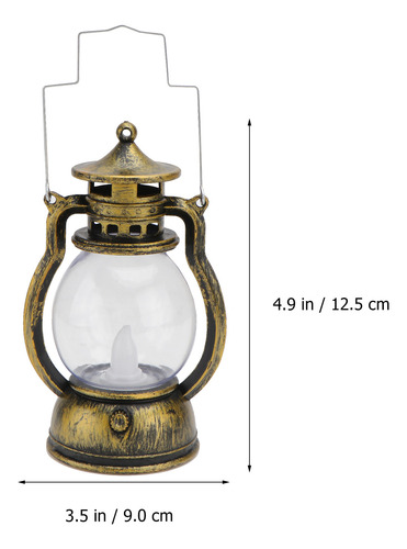 Lámpara De Queroseno De Estilo Retro, Linterna Decorativa, 1