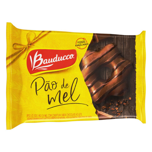 Imagem 3 de 4 de Pão de Mel Bauducco Pacote 30g