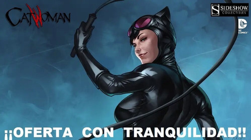 Catwoman: Gatubela. Set Escala 1/6. Sideshow Collectibles. (Usado)