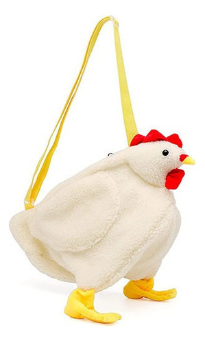 Bolso Para Mujer Con Forma De Pollo, Bolso De Felpa [u]