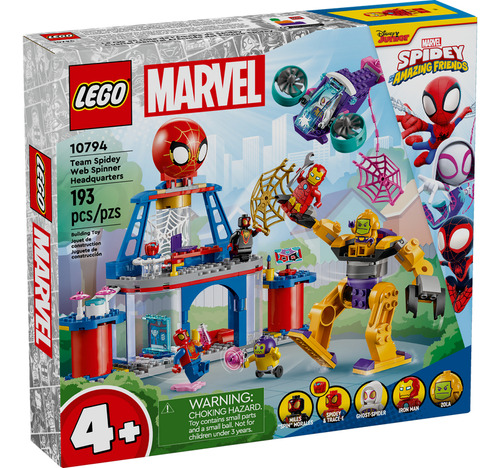 Lego Marvel - Team Spidey Web Spinner Headquarters - 10794
