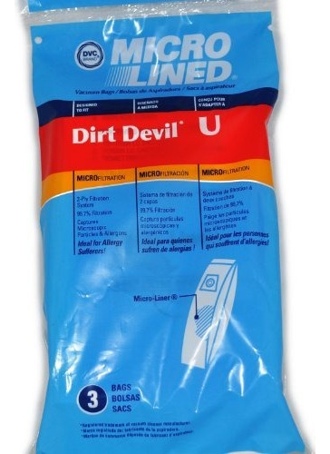 Dirt Devil   T Microfresh Bolsos De Vacío (3-pack), *
