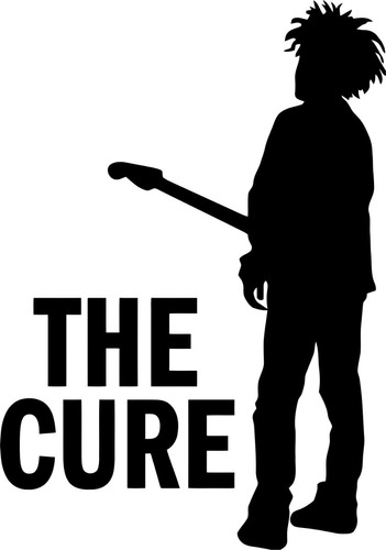 Calco The Cure Robert Smith  Plotter Vinilo Sticker