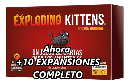 Exploding Kittens + 5 Expansiones (para Imprimir)