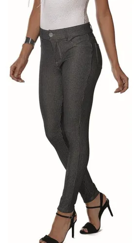 Cal a Legging Jeans Demillus. Tam G. MercadoLivre