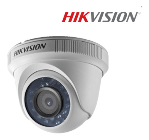 Cámara De Seguridad Hikvision 2mp Ds-2ce56d0t-irpf Visión No Color Blanco