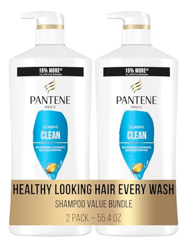 Shampoo Pantene Classic Clean Twin Pack, Pro-v