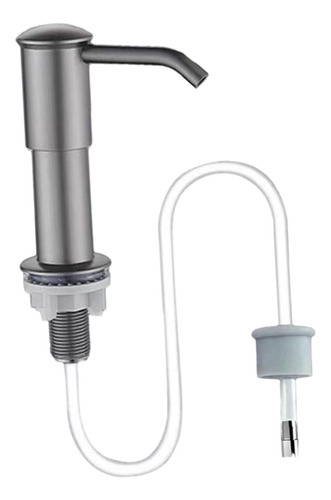 Dispensador De Jabón Para Fregadero De Cocina Con Kits Gris