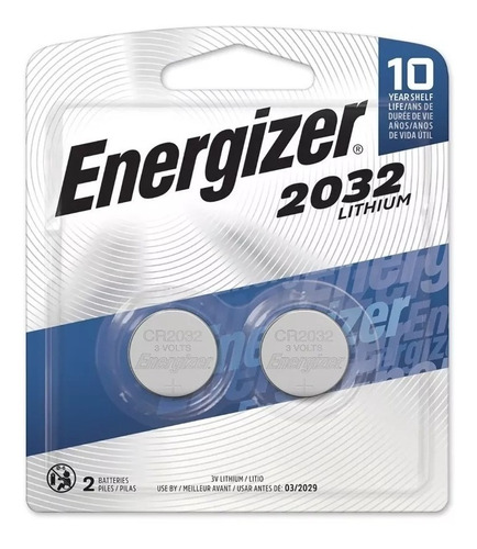 Pack 2 Pilas Litio Energizer Cr 2032 Mayorista Oficial