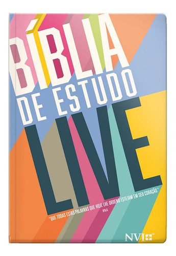 Bíblia De Estudo Live - Nvi - Tone - Descobrindo O Mundo Co