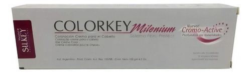 Tinta Silkey  Colorkey milenium tono 8.1 rubio claro ceniza