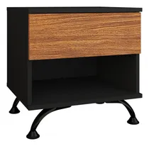 Comprar Playcon 1 Buró Privado Con Un Cajón A La Vista Y Un Cajón Oculto, Mesa De Noche, Mesita De Luz, Cómoda Con Cajón Oculto Marrón
