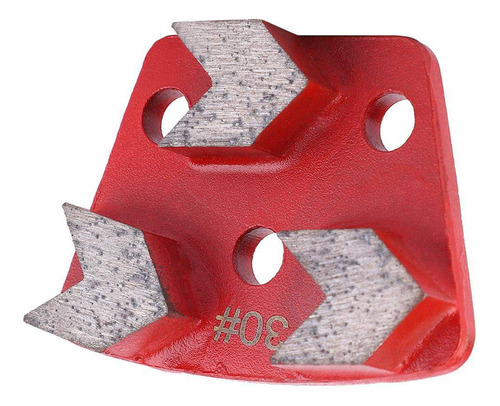 Raspador De Piso De Diamante Trapezoidal De Grano 30, 4 Unid